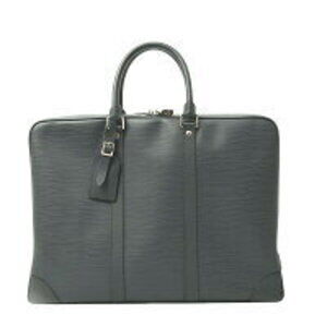 Louis Vuitton Epi Porte Document Voyage Briefcase Blue Gray